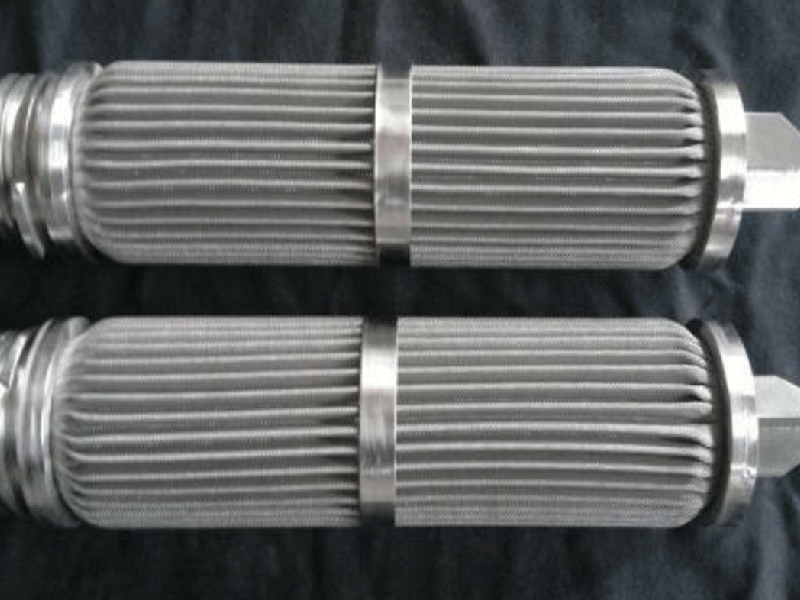 不銹鋼燒結(jié)氈高溫除塵濾芯